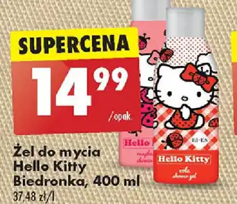 Biedronka Żel do mycia Hello Kitty Biedronka, 400 ml oferta