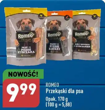 ALDI ROMEO Przekąski dla psa 170 g oferta