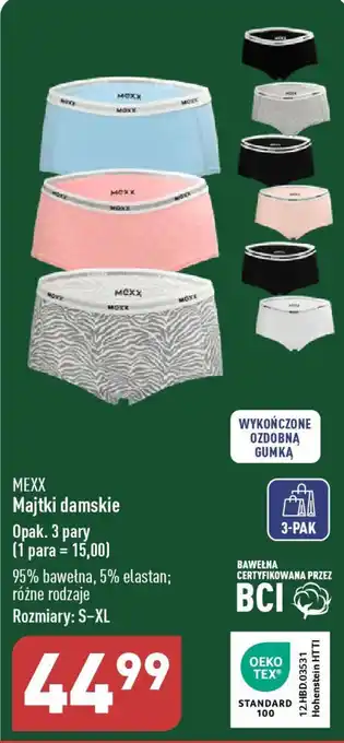 ALDI MEXX Majtki damskie 3 pary oferta