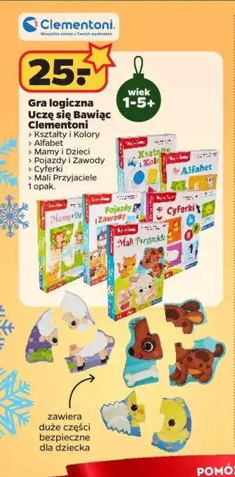 Netto Gra logiczna Uczę się Bawiąc Clementoni oferta
