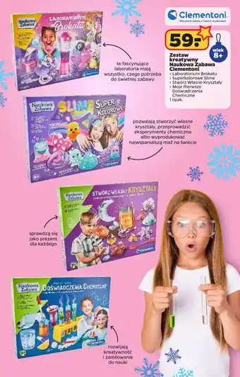 Netto Zestaw kreatywny Naukowa Zabawa Clementoni oferta