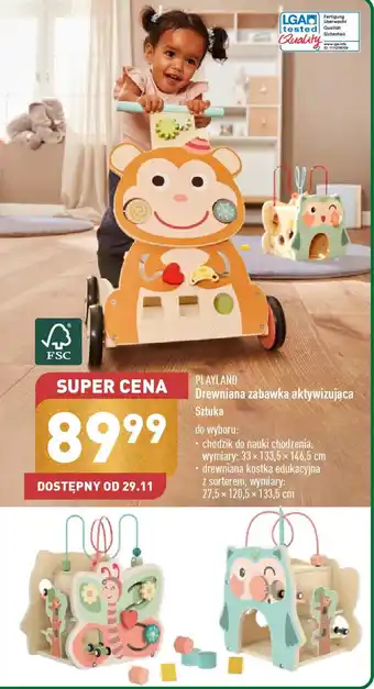 ALDI Drewniana zabawka aktywizująca oferta