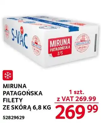 Selgros MIRUNA PATAGOŃSKA FILETY ZE SKÓRĄ 6,8 KG oferta
