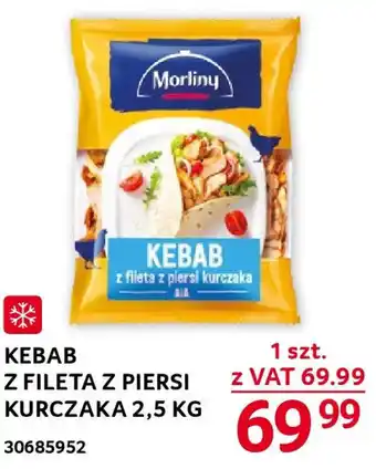 Selgros KEBAB Z FILETA Z PIERSI KURCZAKA 2,5 KG oferta