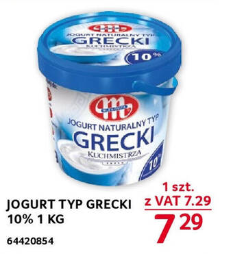 Selgros JOGURT TYP GRECKI 10% 1kg oferta