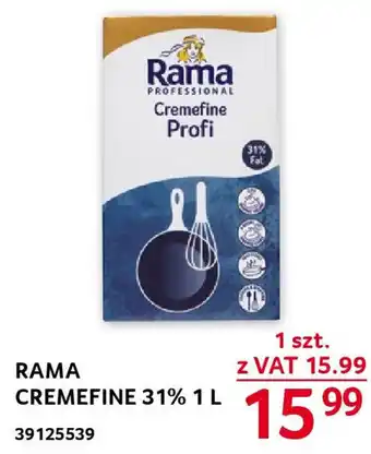 Selgros RAMA CREMEFINE 31% 1 L oferta