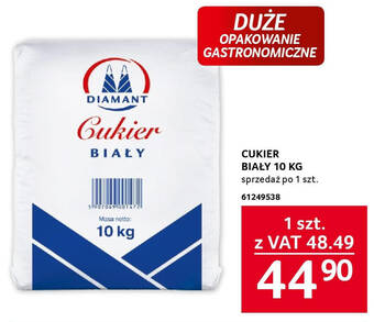 Selgros CUKIER BIAŁY 10 KG oferta