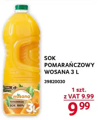 Selgros SOK POMARAŃCZOWY WOSANA 3 L oferta