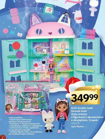 Twój Market Koci domek Gabi Domek Gabi duży zestaw z figurkami i akcesoriami z dźwiękiem oferta