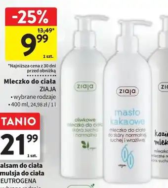 Intermarche Mleczko do ciała 400 ml oferta