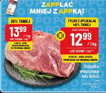 Polomarket Łopatka wieprzowa bez kości 1 kg oferta