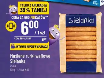Polomarket Maślane rurki waflowe Sielanka 350 g oferta