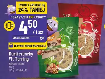 Polomarket Musli crunchy Vit Morning 350 g oferta