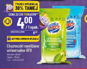 Polomarket Chusteczki nawilżane uniwersalne UFO 80 szt. oferta
