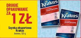 Polomarket Szynka eksportowa Krakus Animex, 120 g oferta