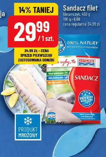Polomarket Sandacz filet Abramczyk, 450 g oferta