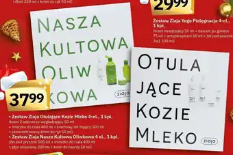 Twój Market Zestaw Ziaja Otulające Kozie Mleko 4-el/Zestaw Ziaja Nasza Kultowa Oliwkowa 4 el oferta