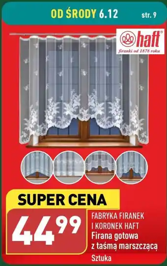 ALDI Firana roku oferta