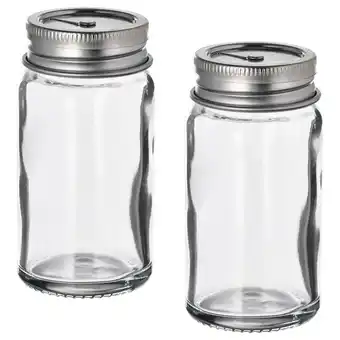 IKEA Citronhaj solniczka/pieprzniczka, szkło bezbarwne/stal nierdz, 8 cm oferta