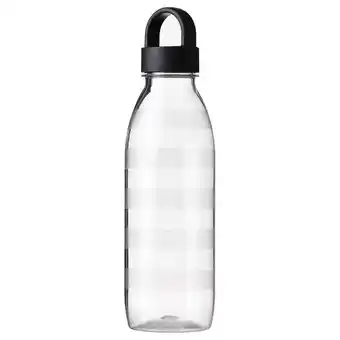 IKEA Ikea 365+ butelka na wodę, w paski/ciemnoszary, 0.7 l oferta