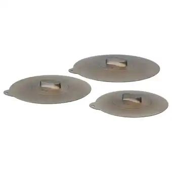 IKEA Klockren pokrywka uniwersalna, zest. 3 szt., silikon oferta