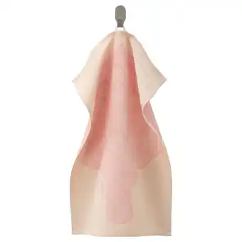 IKEA Kålfjäril ścierka, wzór różowy/jasnobeżowy, 45x60 cm oferta