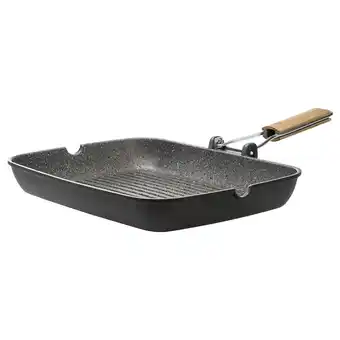 IKEA Husknut patelnia grill., czarny, 36x26 cm oferta