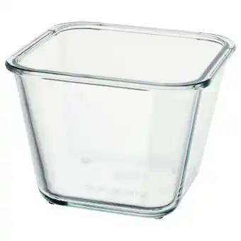 IKEA Ikea 365+ pojemnik na żywność, kwadrat/szkło, 1.2 l oferta