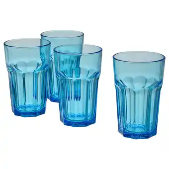 IKEA Pokal szklanka, niebieski, 35 cl oferta
