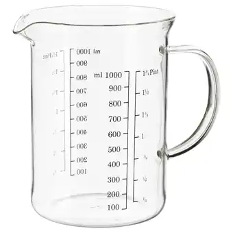 IKEA Vardagen dzbanek z miarką, szkło, 1.0 l oferta