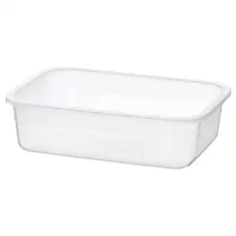 IKEA Ikea 365+ pojemnik na żywność, prostokąt/plastik, 1.0 l oferta