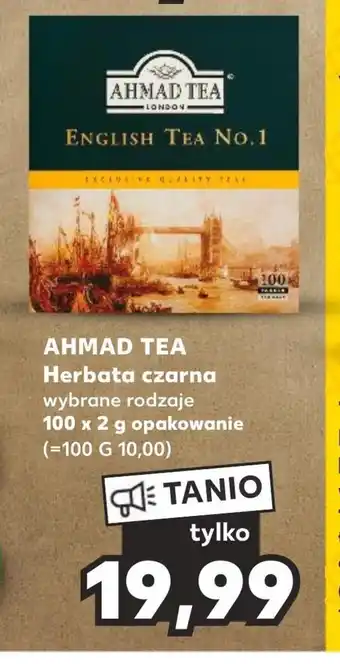 Kaufland Herbata ahmad tea oferta