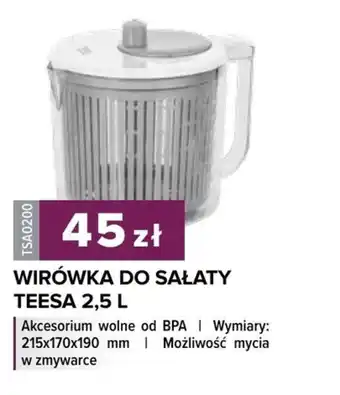 Rebel Electro Wirówka teesa oferta