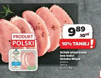 Netto Schab wieprzowy bez kości Sztuka Mięsa 360g oferta