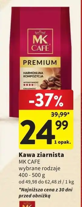 Intermarche Mk café premium kawa ziarnista 500 g oferta