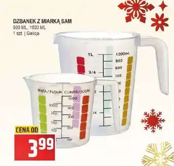 DZBANEK Z MIARKĄ SAM 1 SZT.