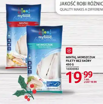 Selgros MINTAJ, MORSZCZUK FILETY BEZ SKÓRY 450 G oferta