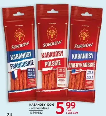 Selgros KABANOSY 100 G oferta
