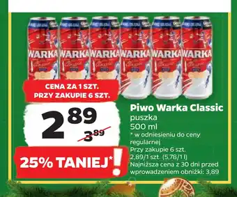 Netto Piwo warka classic oferta