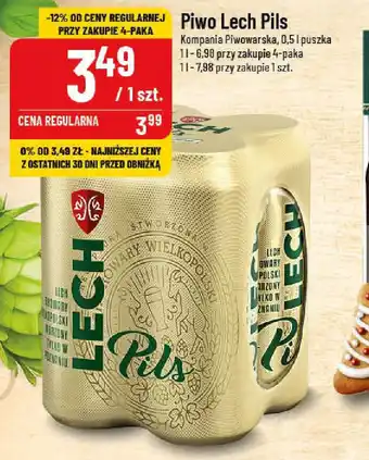 Polomarket Piwo Lech Pils 0,5 l oferta