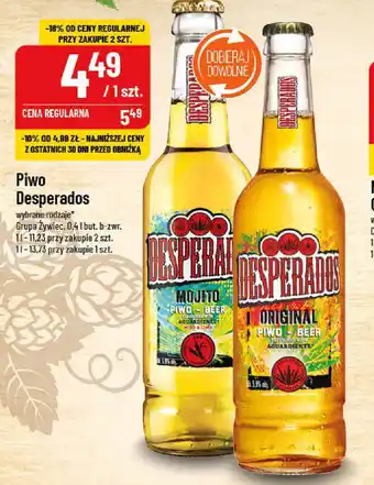 Polomarket Piwo Desperados 0,4 l oferta