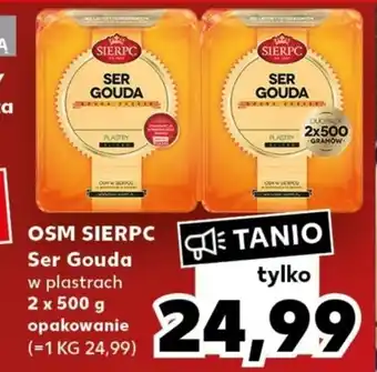 Kaufland OSM SIERPC Ser Gouda w plastrach 2 x 500 g oferta