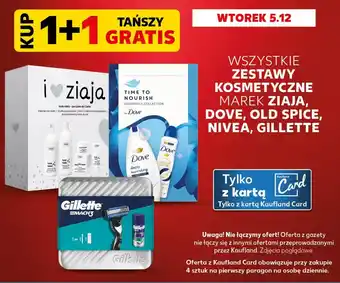 Kaufland WSZYSTKIE ZESTAWY KOSMETYCZNE MAREK ZIAJA DOVE OLD SPICE NIVEA GILLETTE oferta
