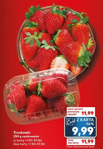 Kaufland Truskawki 250 g oferta