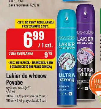 Polomarket Lakier do włosów Povabe 400 ml oferta