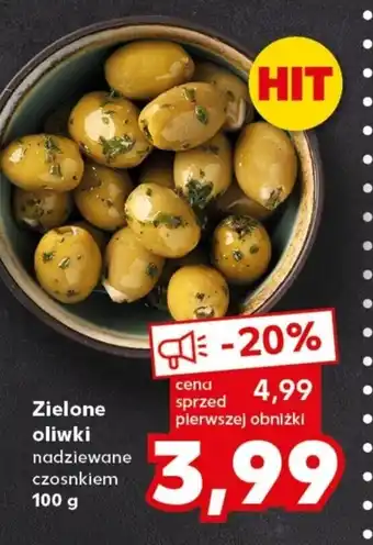 Kaufland Zielone oliwki 100g oferta