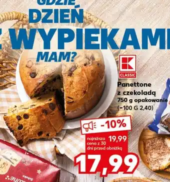 Kaufland Panettone z czekoladą 750 g oferta