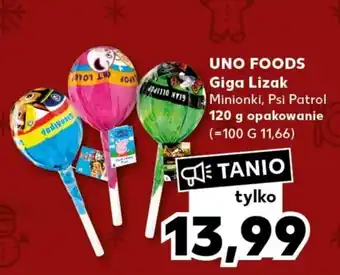Kaufland UNO FOODS Giga Lizak 120 g oferta