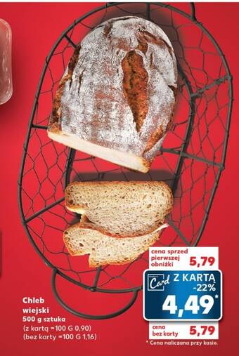 Kaufland Chleb wiejski 500g oferta