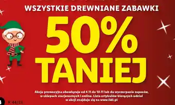 Lidl WSZYSTKIE DREWNIANE ZABAWKI oferta